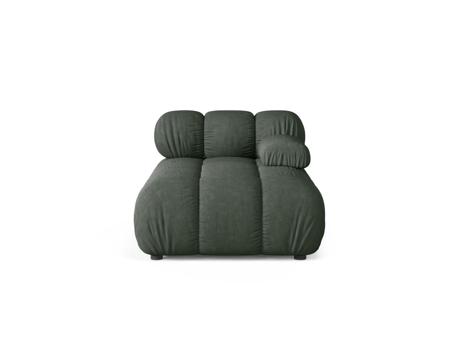 Chaise Longue Destra, "Bellis", 1 Posto, 155x94x70 - Verde Muschio