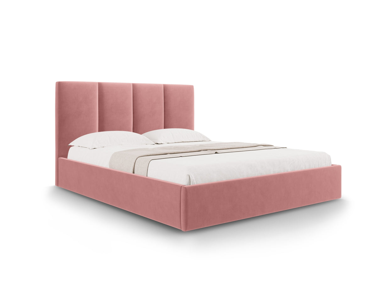 Letto Contenitore con Testata Pyla - Rosa 180x200