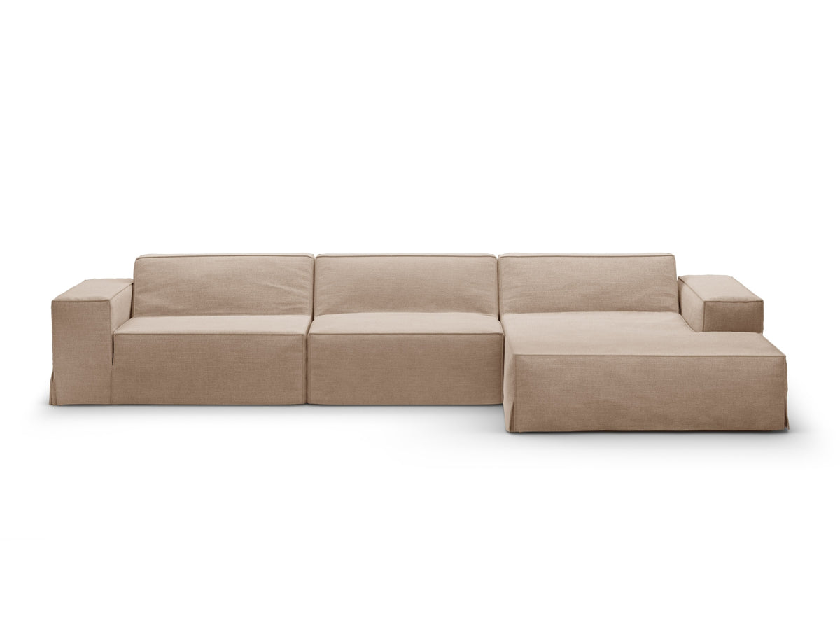 Divano Angolare Componibile Jodie, 4 Posti, 162x284x77