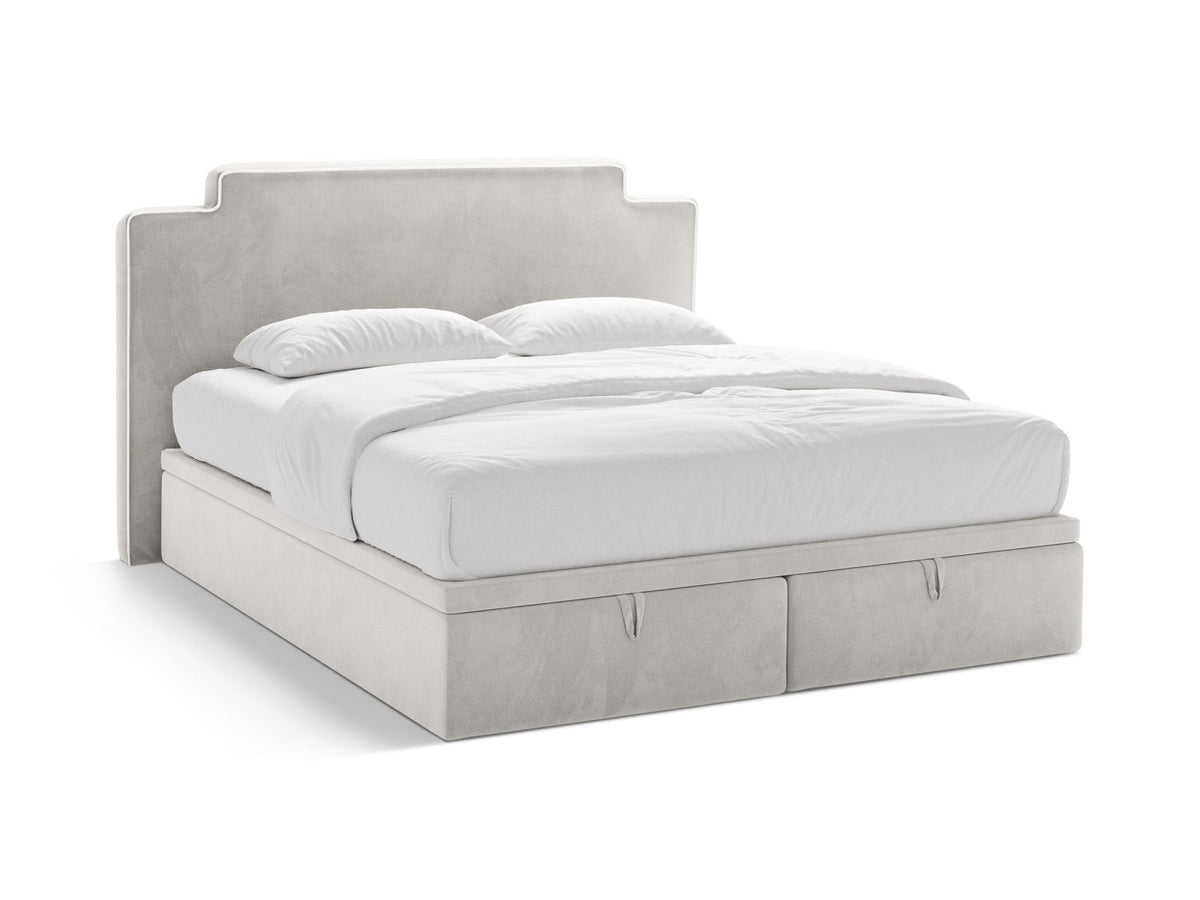 Letto Boxspring con Testata, Materasso e Topper Princess