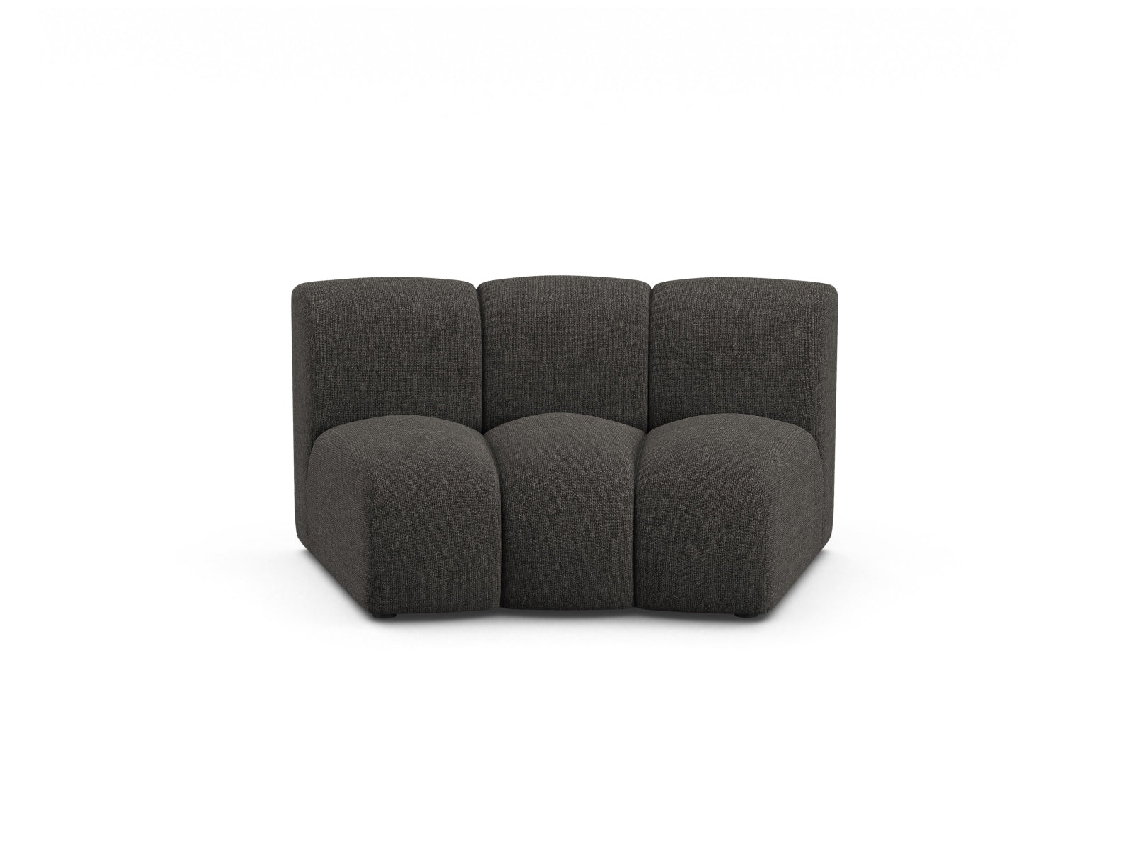 Modulo senza Braccioli, "Lupine", 1 Posto, 154x95x70 - Grigio Scuro