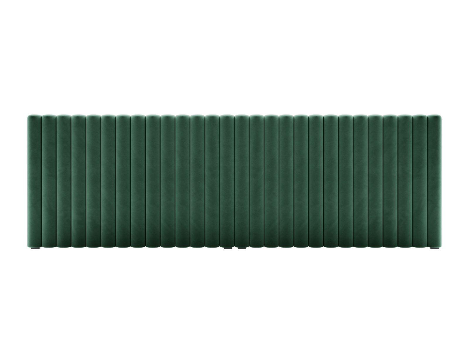 Testata in Velluto, "Mistero", 280x13x95 - Verde
