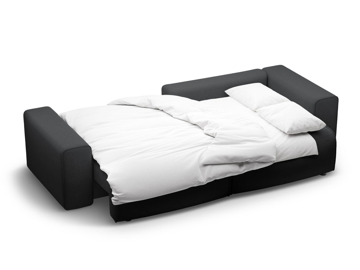 Divano Letto Angolare con Contenitore Victor, 3 Posti, 148x246x83