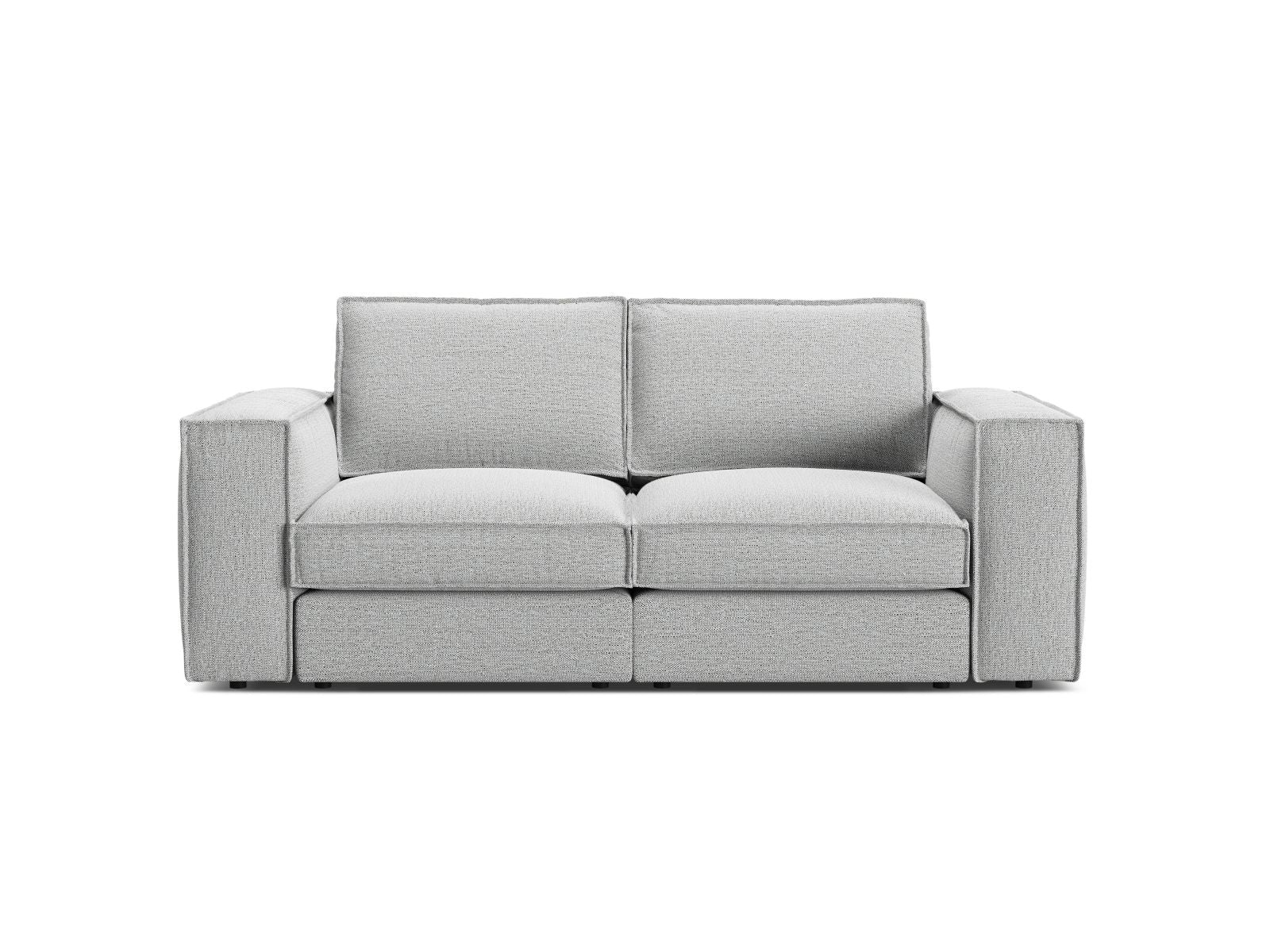 Divano Modulare, "Pola", 2 Posti, 206x103x88 - Grigio Chiaro