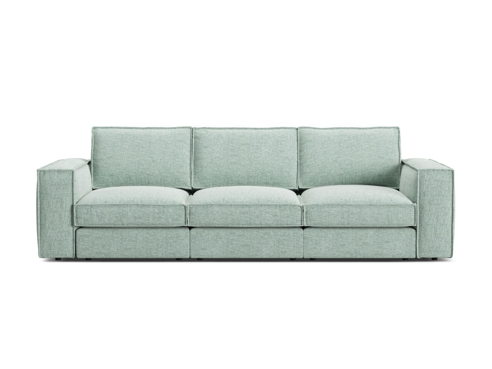 Divano Modulare, "Pola", 4 Posti, 284x103x88 - Menta
