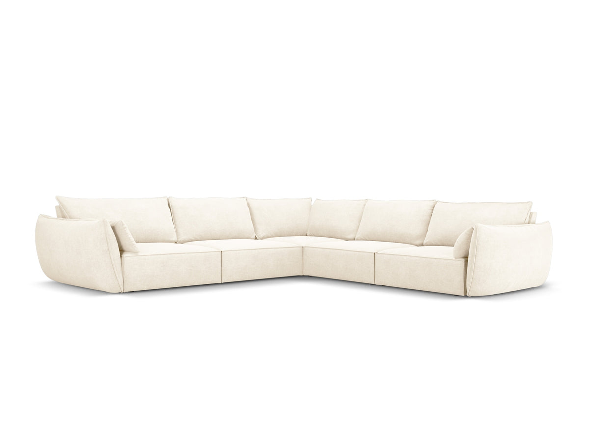 Divano Angolare Simmetrico Kaelle, 7 Posti, 286x286x85
