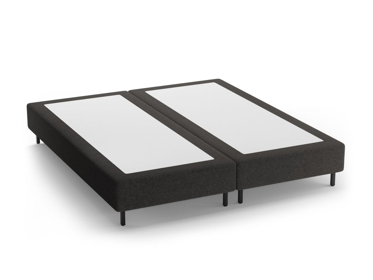 Base Letto Whale Gambe metallo nero - Antracite 180x200
