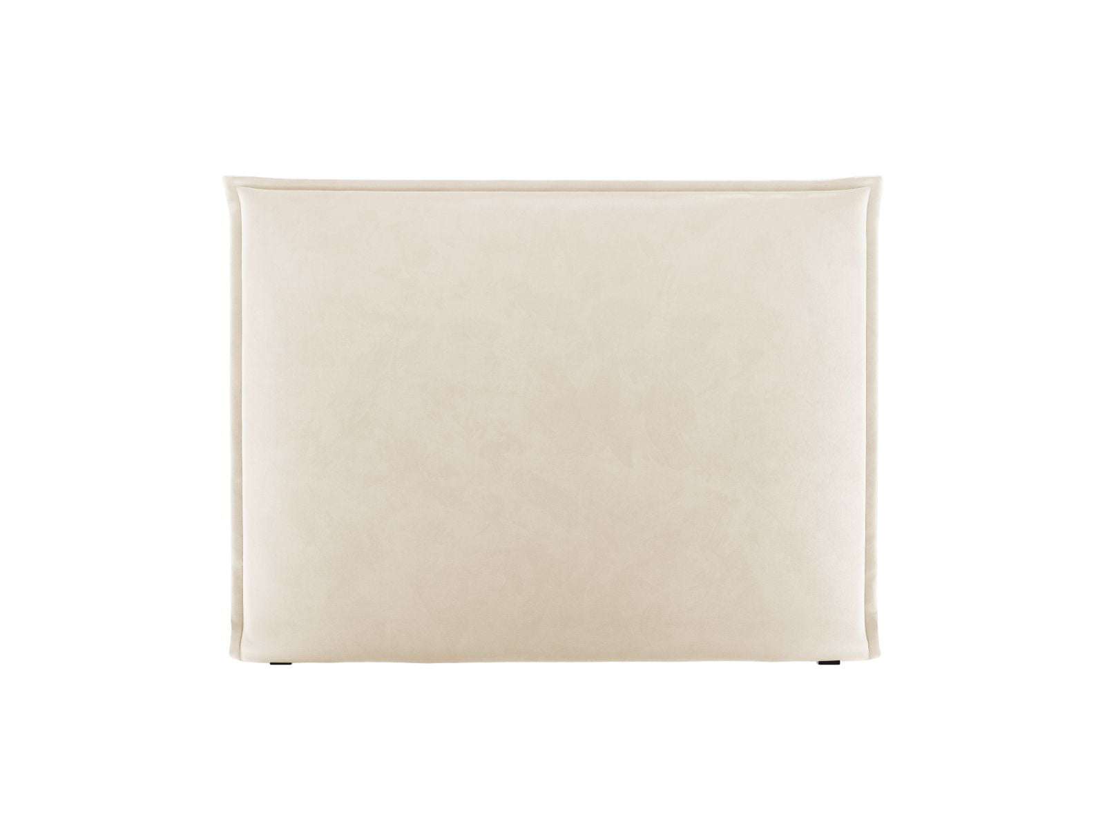 Testata in Velluto, "Monica", 180x8x120 - Beige