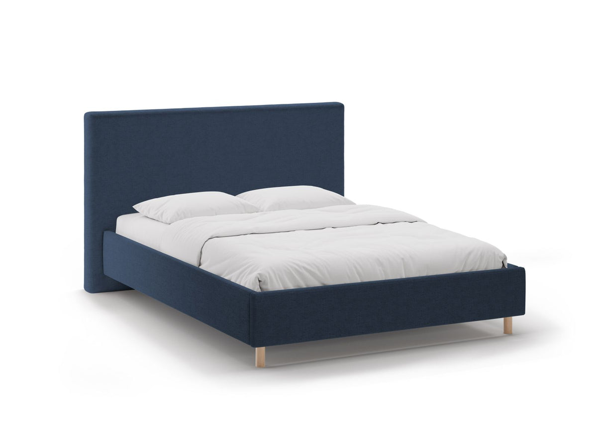 Letto Contenitore con Testata Eloise - Blu Reale 180x200