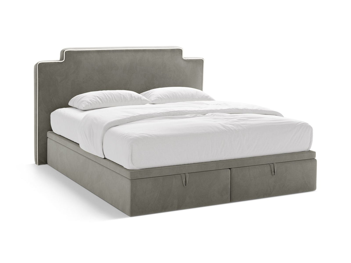 Letto Boxspring con Testata, Materasso e Topper Princess