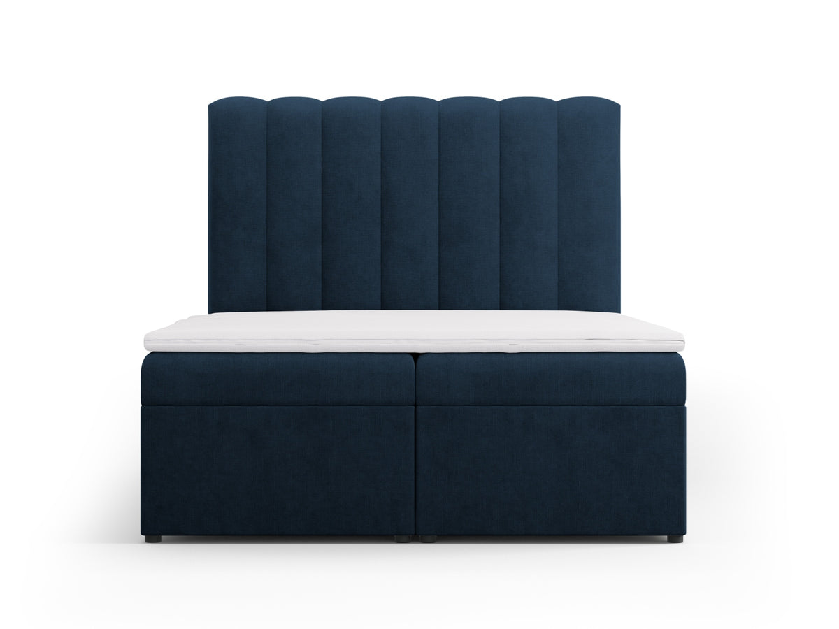Letto Boxspring con Testata, Materasso e Topper Kelp