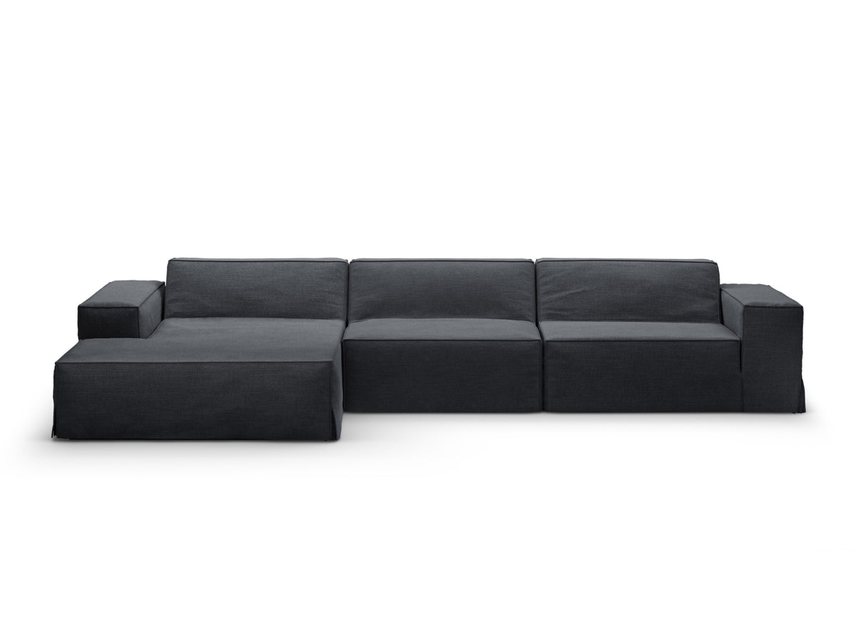 Divano Angolare Componibile Jodie, 4 Posti, 162x284x77