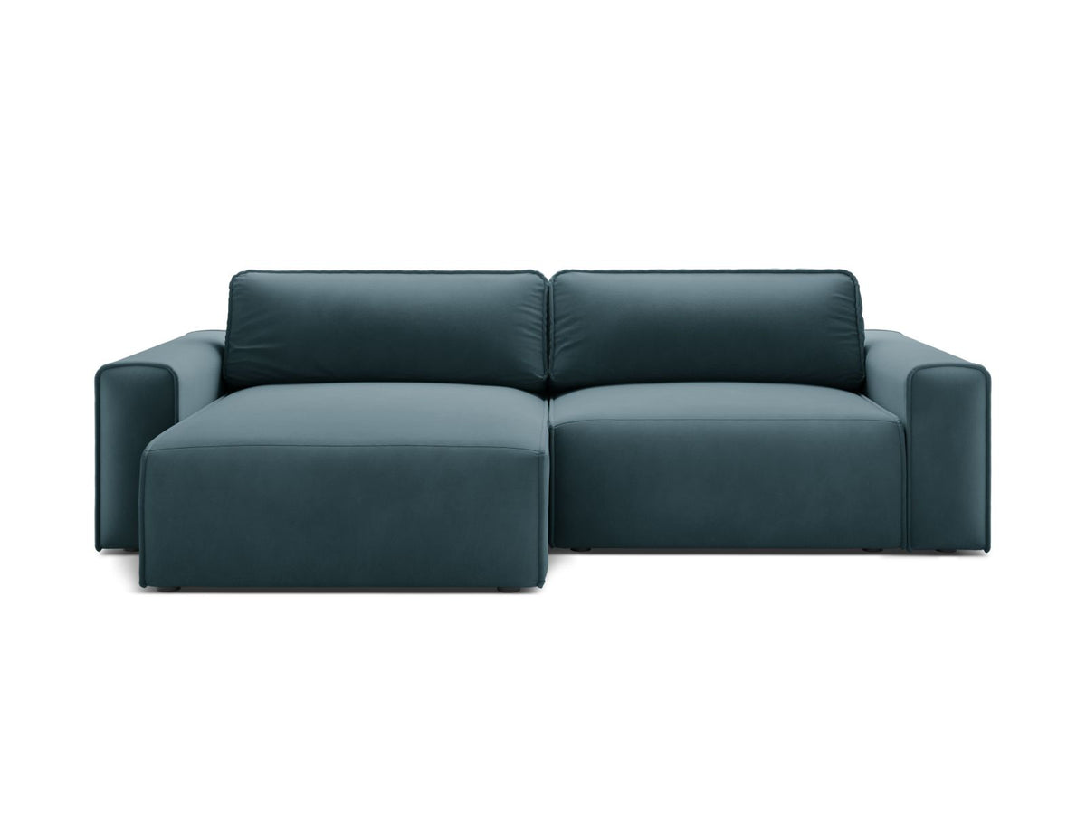 Divano Letto Angolare con Contenitore Victor, 3 Posti, 148x246x83