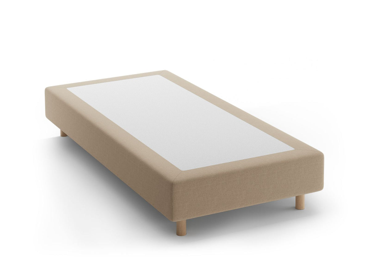 Base Letto Whale Gambe legno di faggio naturale - Beige 90x200