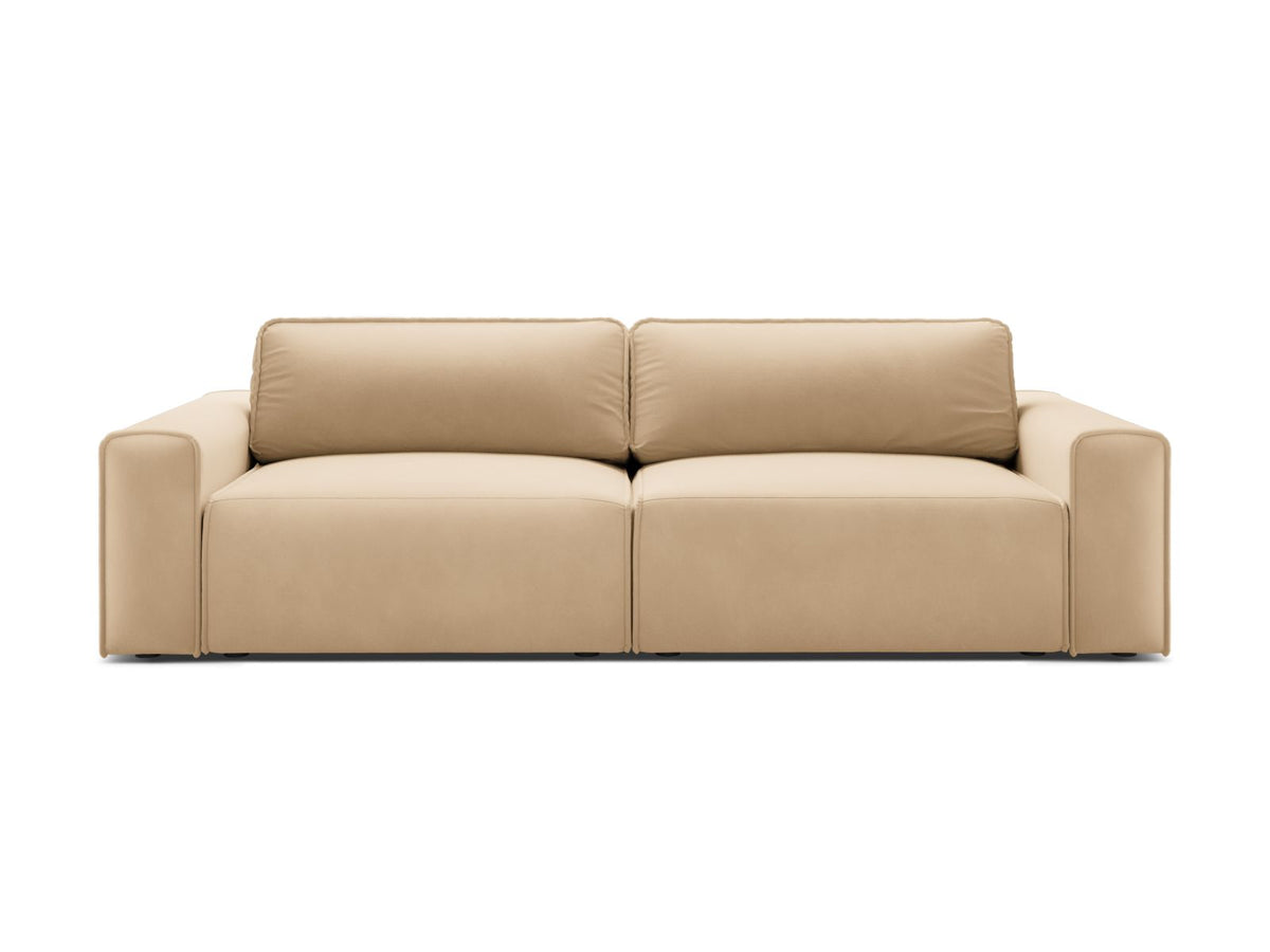 Divano Letto con Contenitore Victor, 3 Posti, 100x246x83
