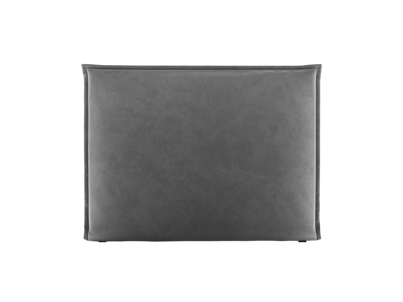 Testata in Velluto, "Monica", 180x8x120 - Grigio