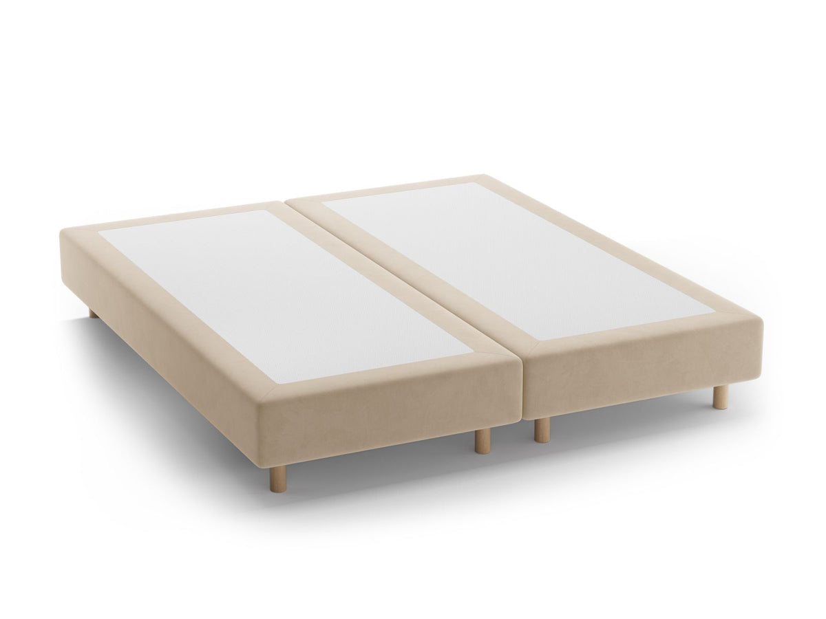 Base Letto Whale Gambe legno di faggio naturale - Nude 140x200
