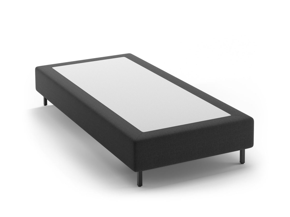 Base Letto Whale Gambe metallo nero - Nero 90x200
