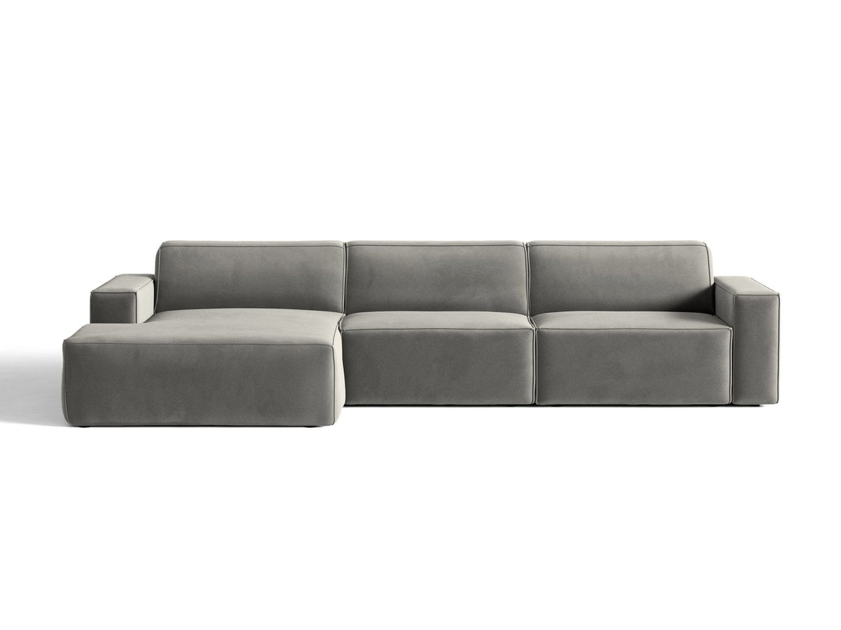 Divano Angolare Componibile Jodie, 4 Posti, 162x284x77