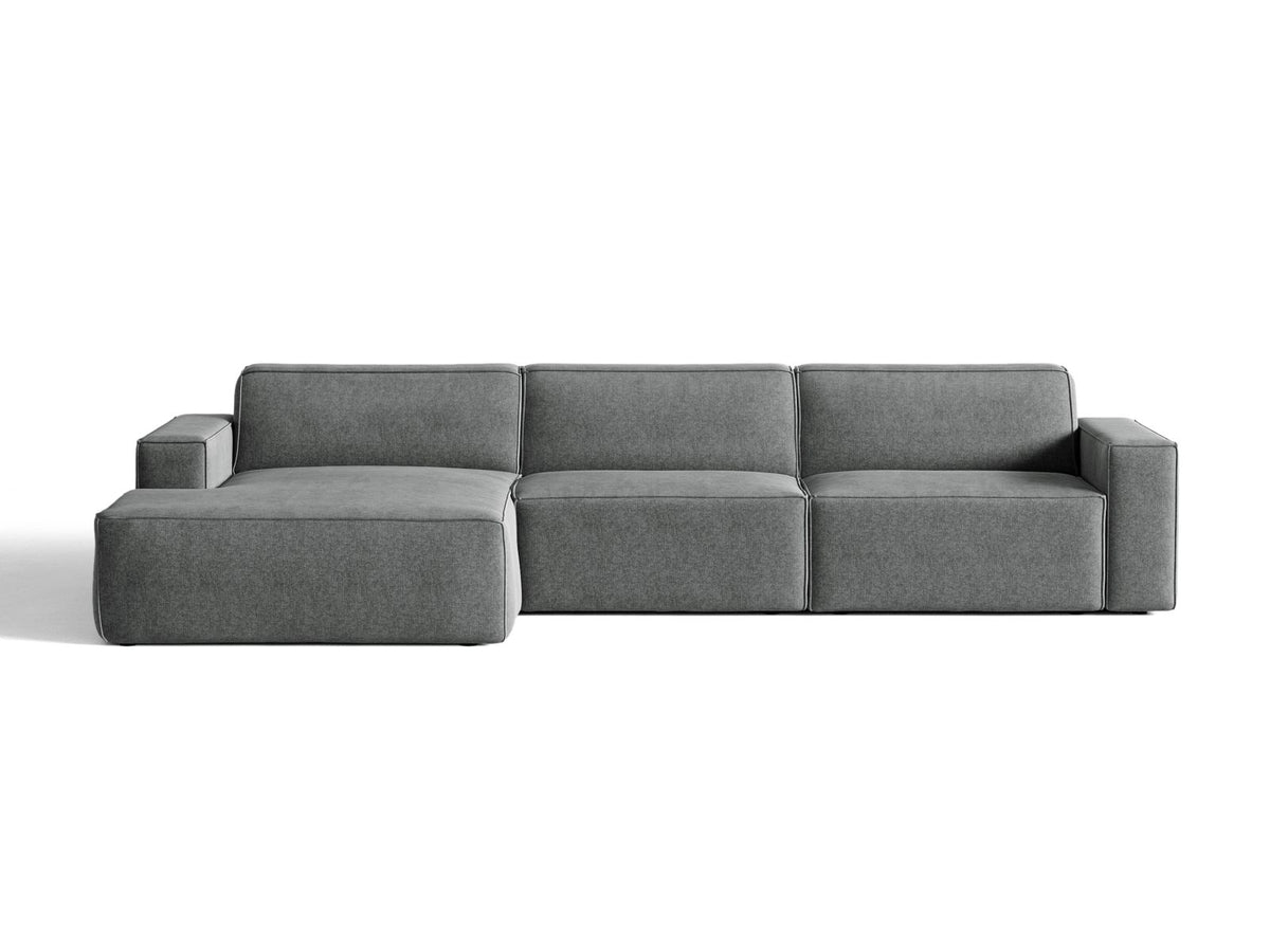 Divano Angolare Componibile Jodie, 4 Posti, 162x284x77