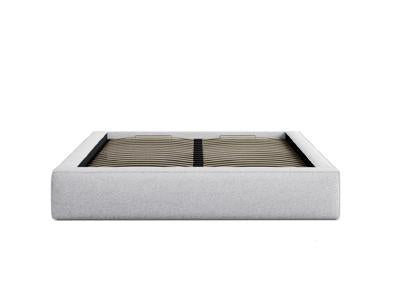 Letto Contenitore Simon - Grigio Chiaro Mélange 200x200