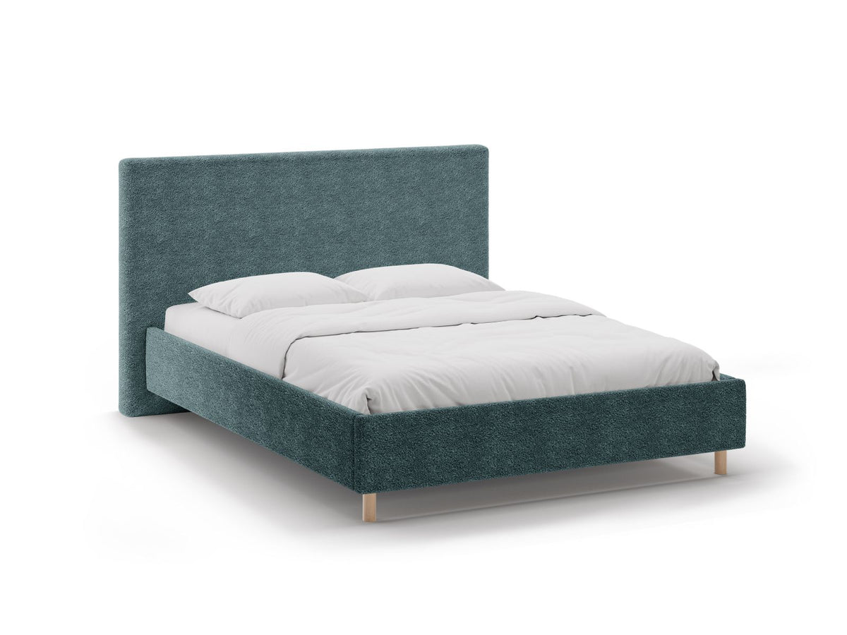 Letto Contenitore con Testata Eloise - Petrolio 180x200