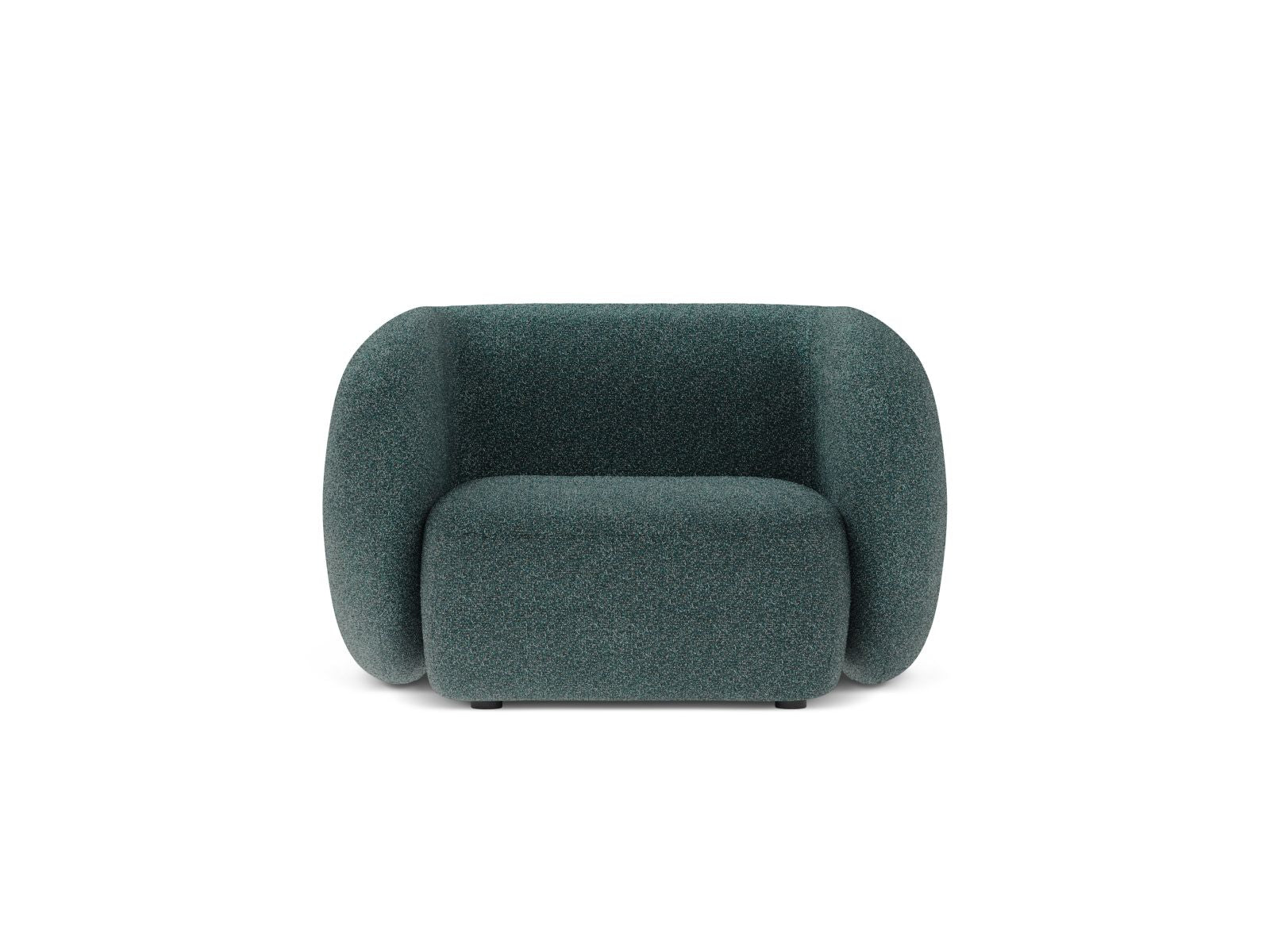 Poltrona, "Kate", 1 Posto, 108x89x76 - Verde Blu Melange