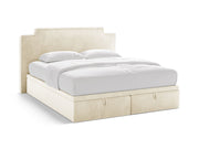 Letto Boxspring con Testata, Materasso e Topper Princess