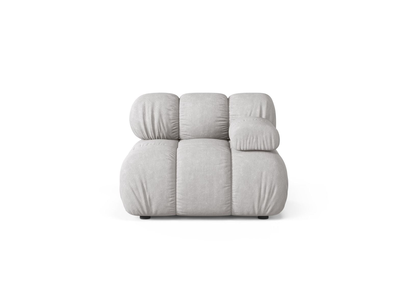 Modulo Destro, "Bellis", 1 Posto, 94x94x70 - Grigio Chiaro