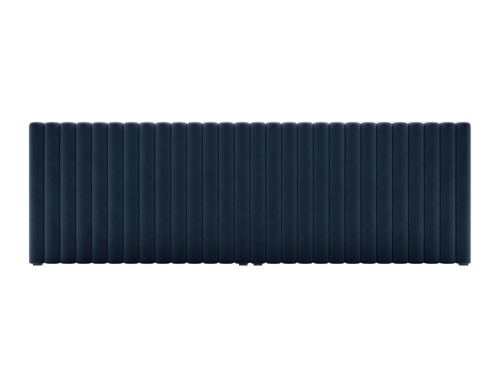 Testata in Velluto, "Mistero", 280x13x95 - Blu Scuro