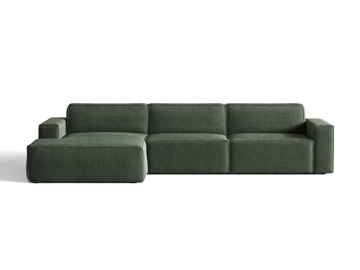 Divano Angolare Componibile Jodie, 4 Posti, 162x284x77