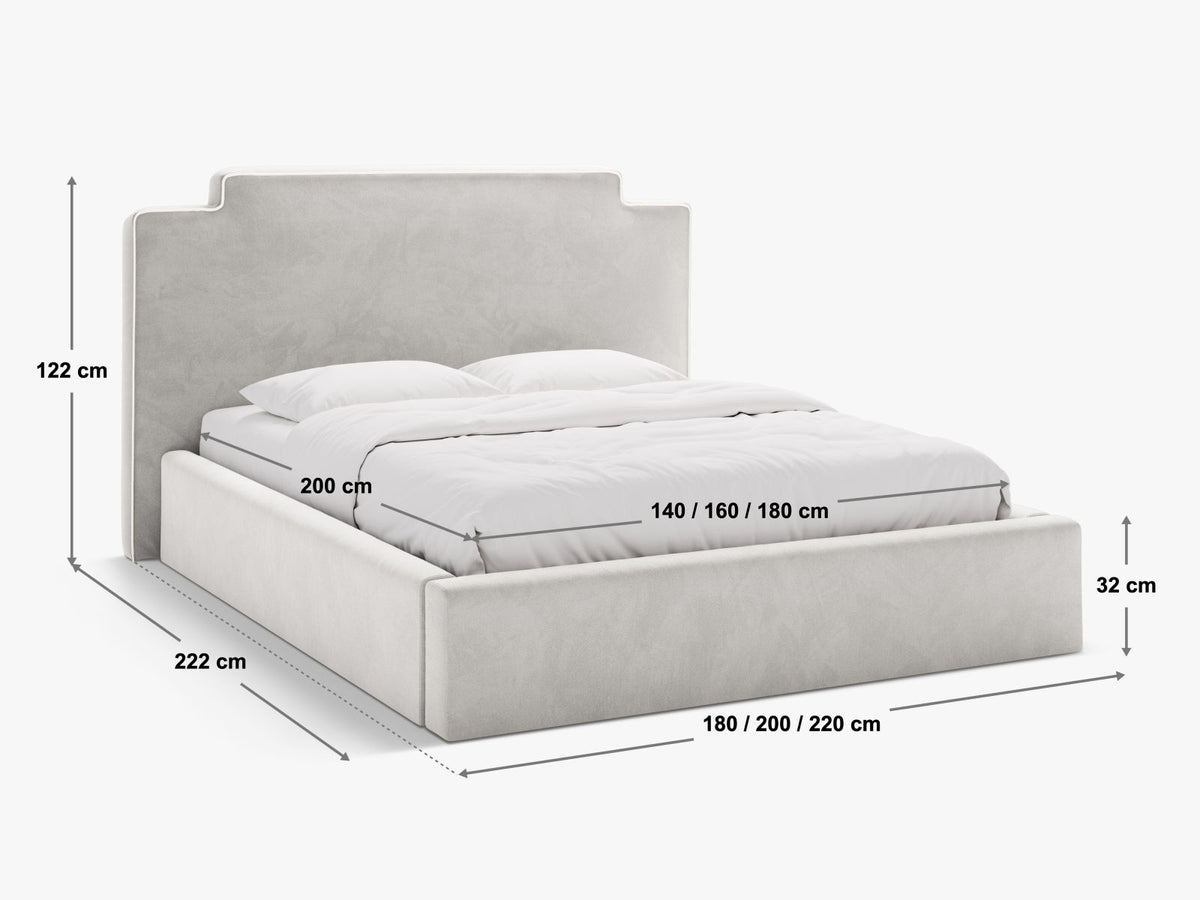 Letto Contenitore con Testata Princess