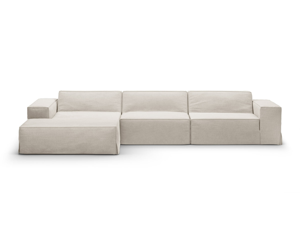 Divano Angolare Componibile Jodie, 4 Posti, 162x284x77