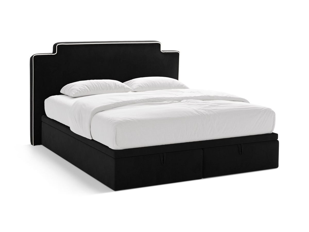 Letto Boxspring con Testata, Materasso e Topper Princess