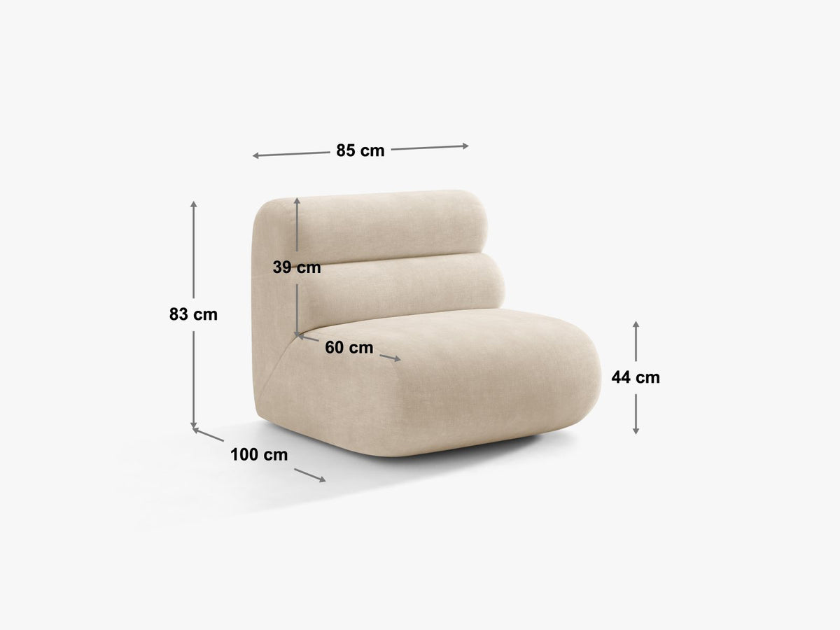 Modulo senza Braccioli Neo, 1 Posto, 100x85x83