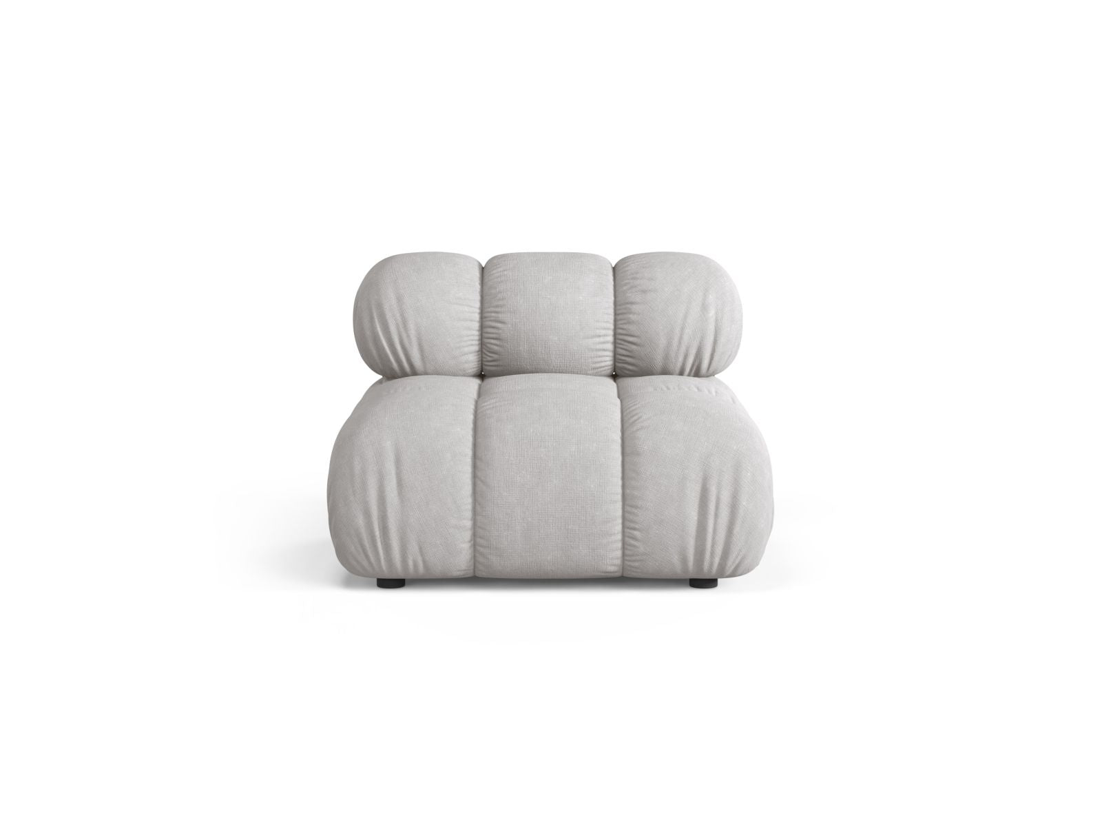 Modulo senza Braccioli, "Bellis", 1 Posto, 94x94x70 - Grigio Chiaro