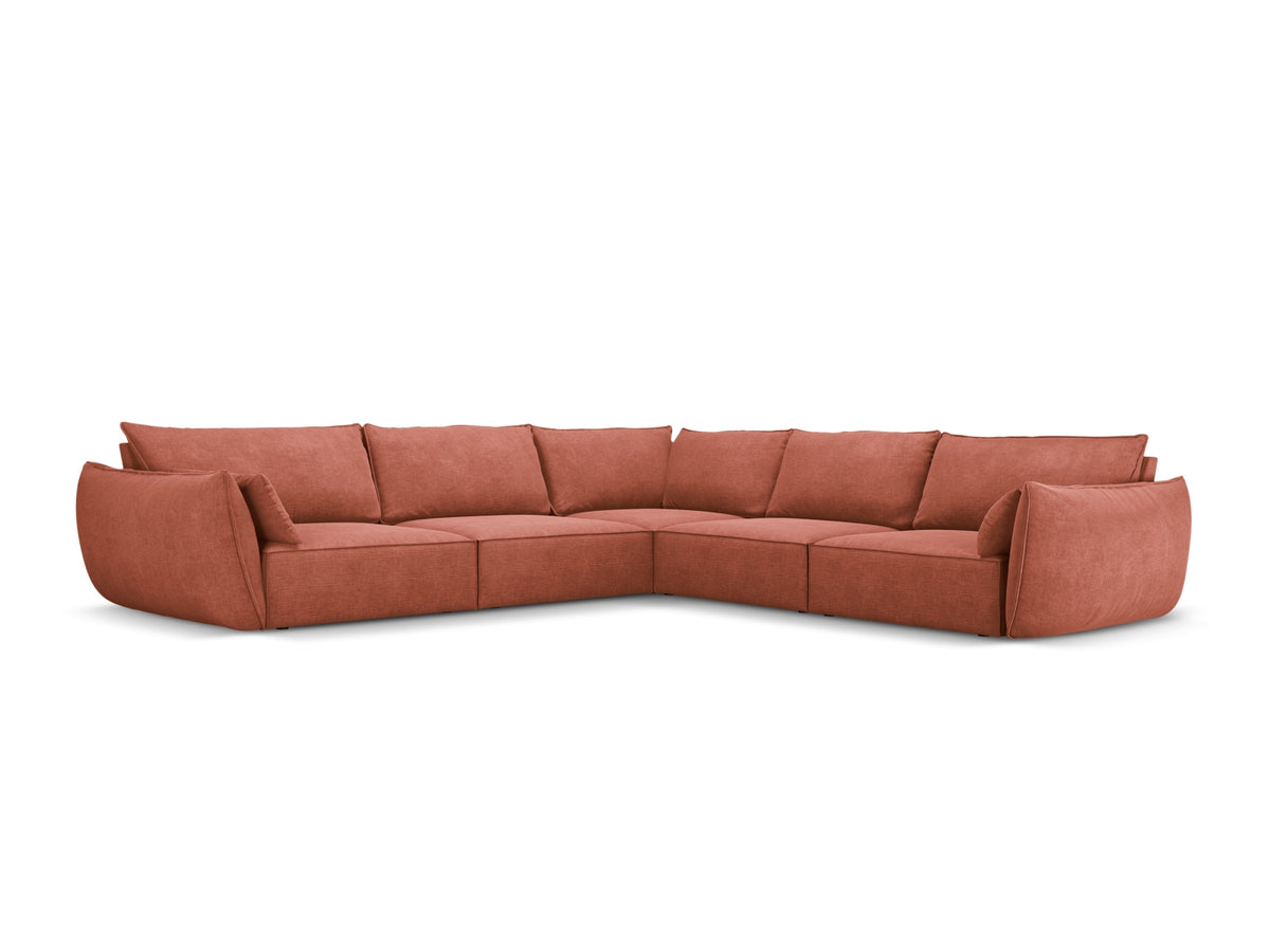 Divano Angolare Simmetrico Kaelle, 7 Posti, 286x286x85