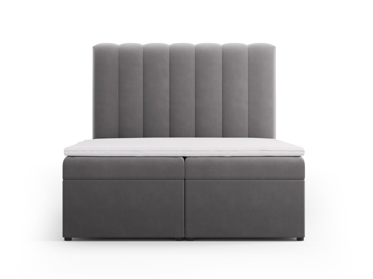 Letto Boxspring con Testata, Materasso e Topper Kelp