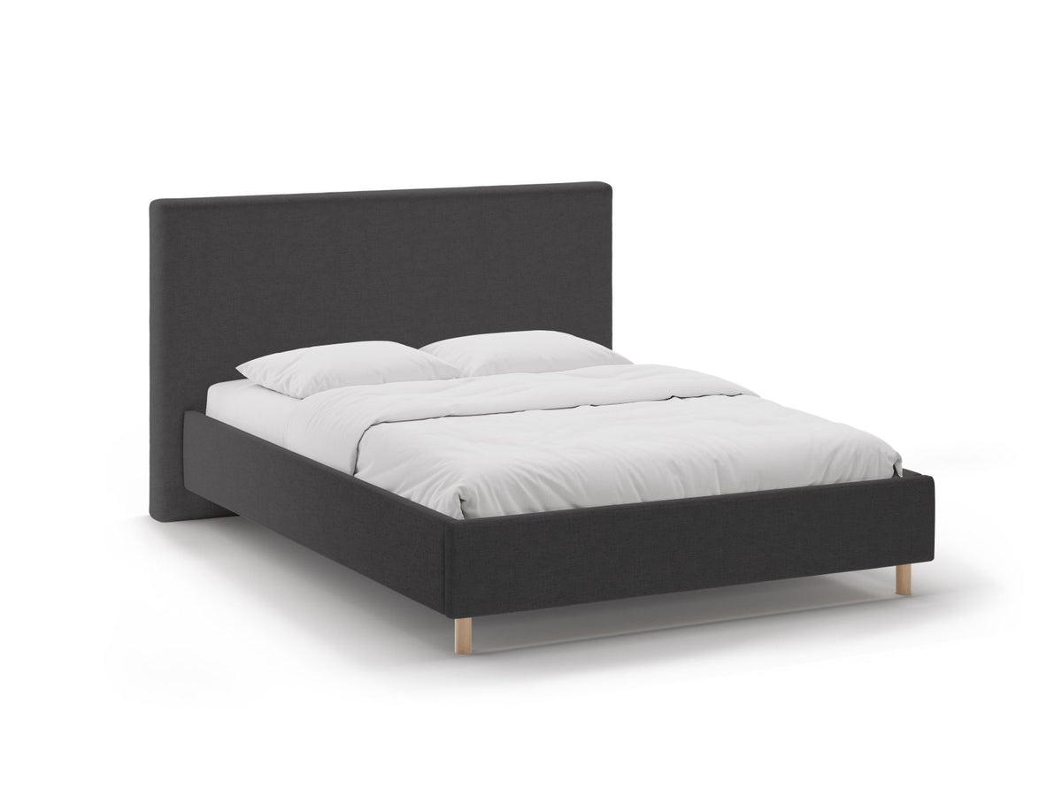 Letto Contenitore con Testata Eloise - Antracite 180x200