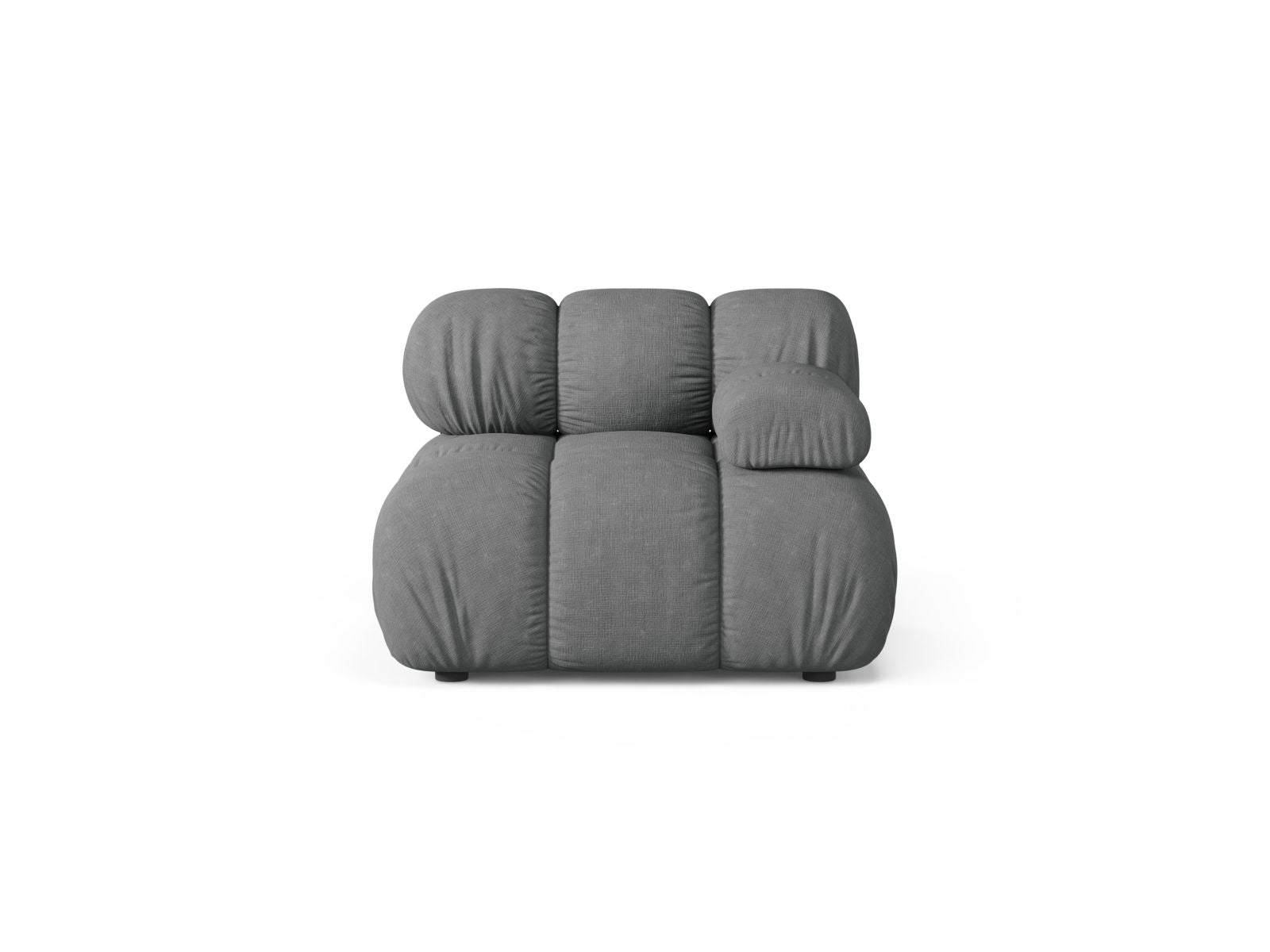 Modulo Destro, "Bellis", 1 Posto, 94x94x70 - Grigio