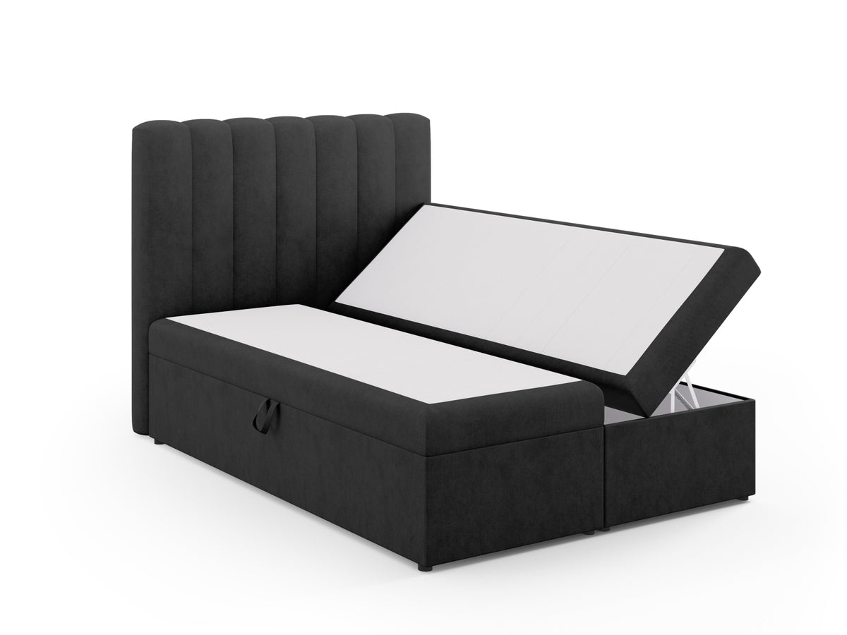 Letto Boxspring con Testata, Materasso e Topper Kelp