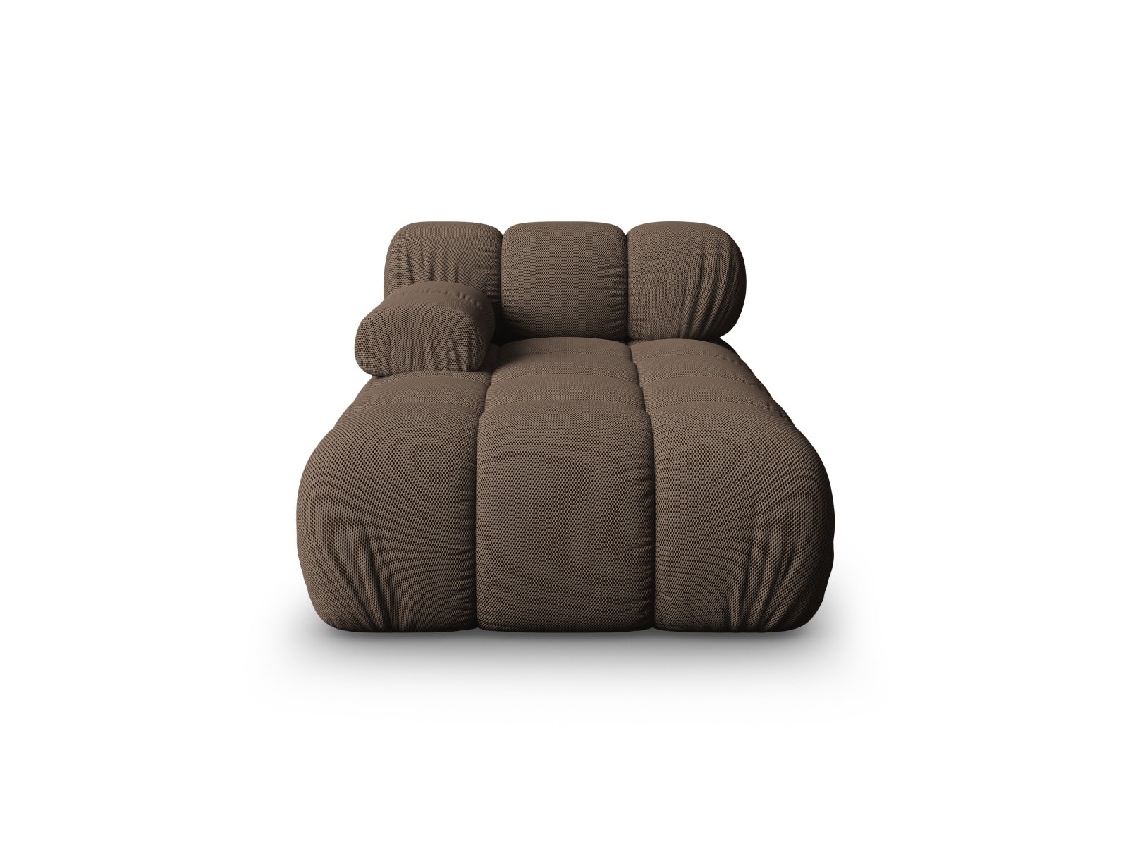 Chaise Longue Sinistra, "Bellis", 1 Posto, 155x94x70 - Marrone