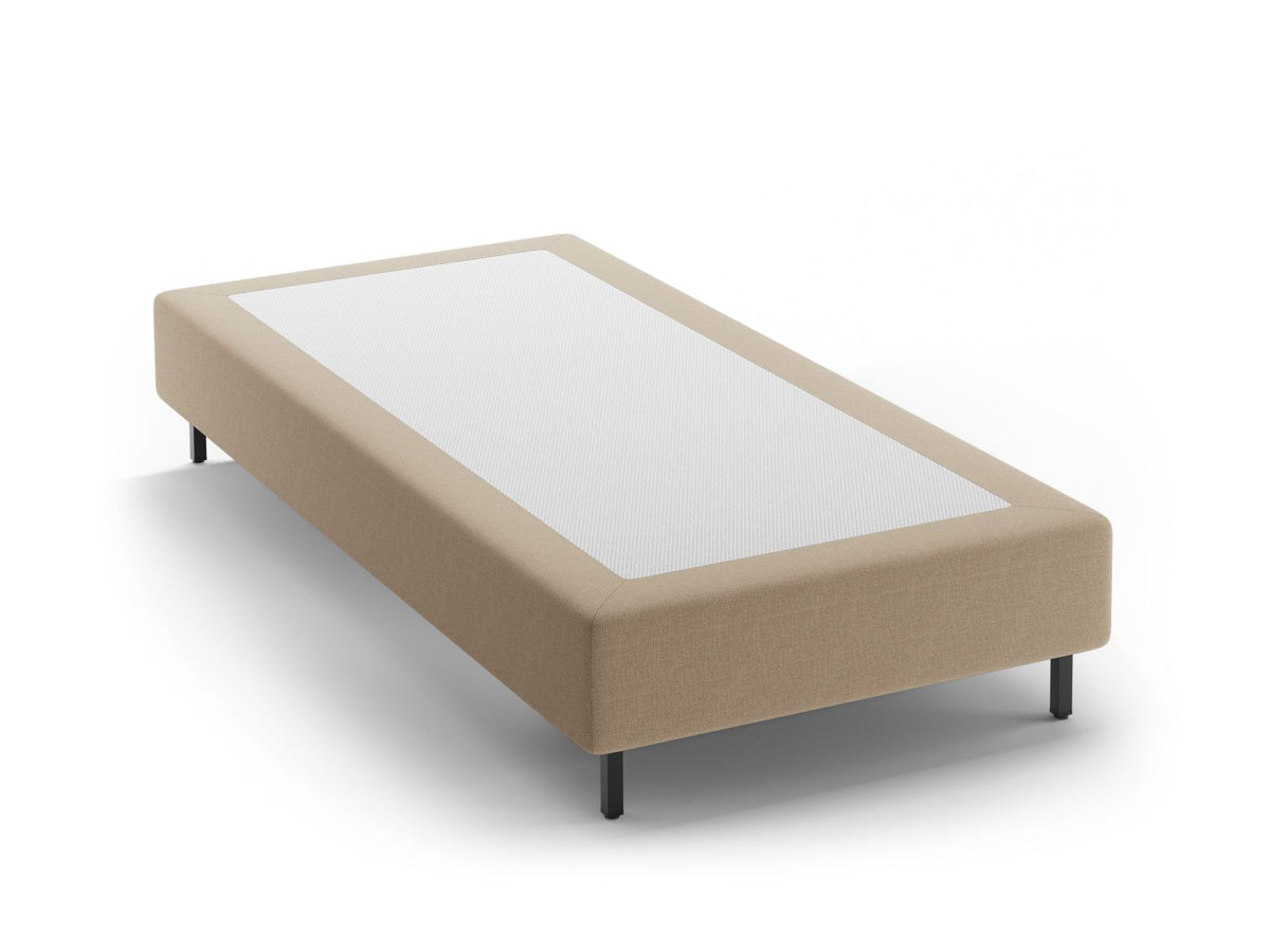 Base Letto Whale Gambe metallo nero - Beige 90x200