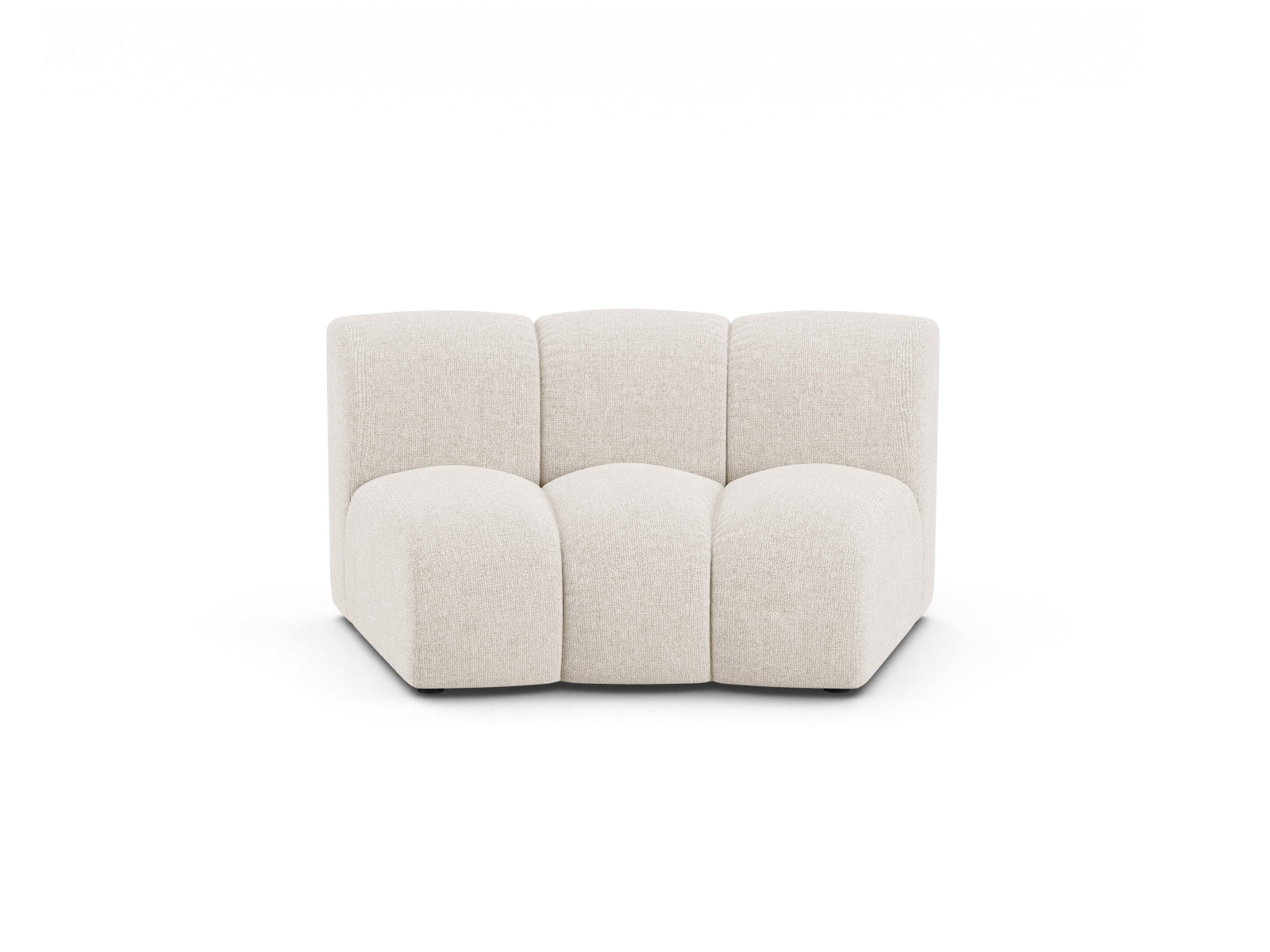 Modulo senza Braccioli, "Lupine", 1 Posto, 154x95x70 - Beige Chiaro