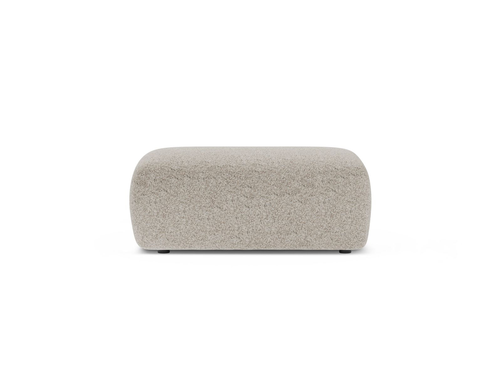 Pouf, "Kate", 1 Posto, 99x60x43 - Beige Melange