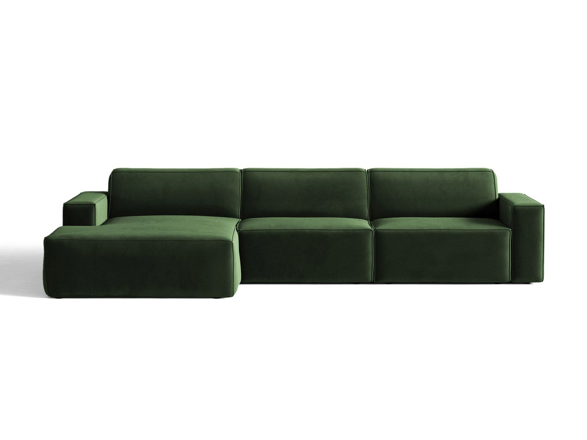Divano Angolare Componibile Jodie, 4 Posti, 162x284x77