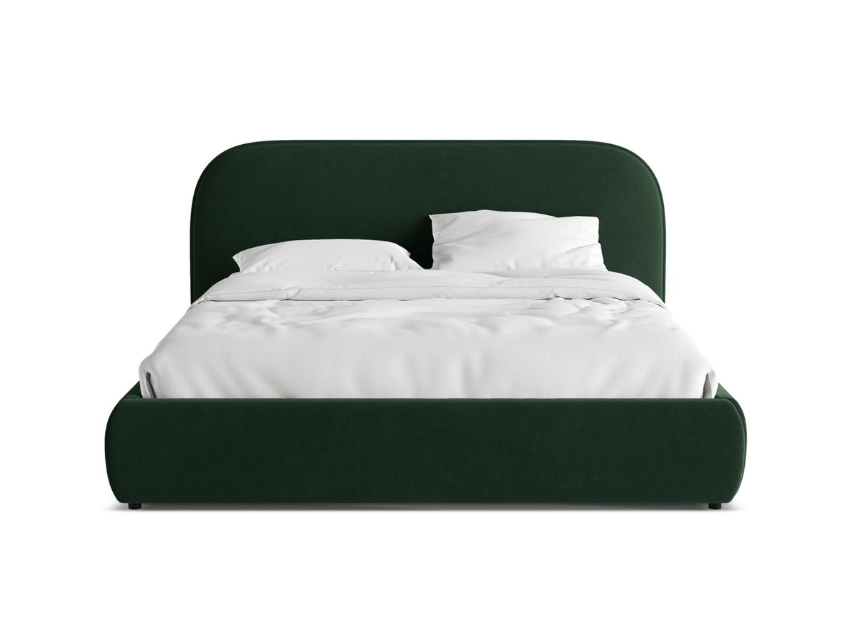 Letto con Testata Murada - Verde Bottiglia 160x200