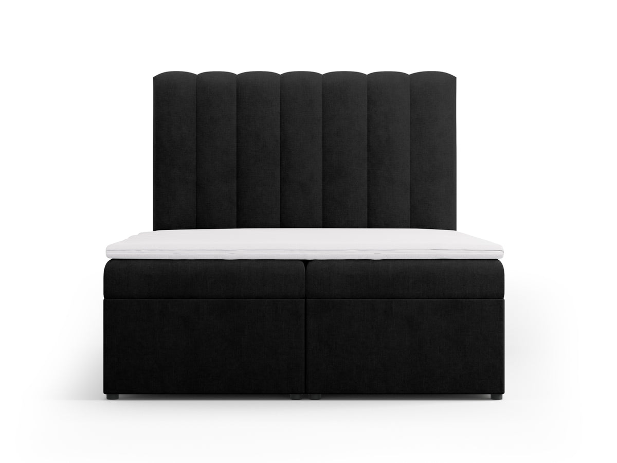 Letto Boxspring con Testata, Materasso e Topper Kelp