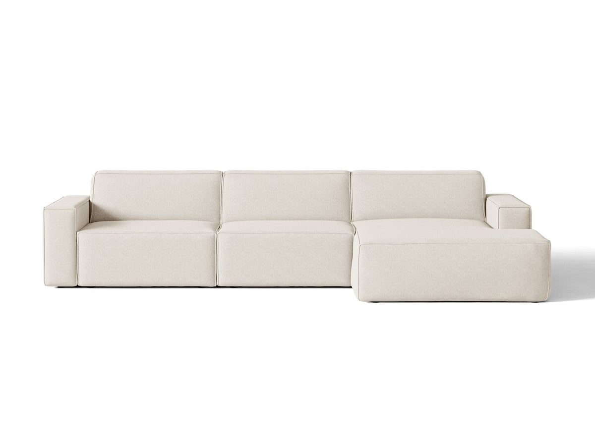 Divano Angolare Componibile Jodie, 4 Posti, 162x284x77