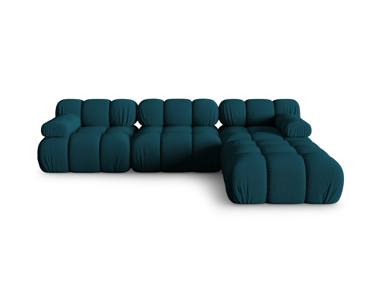 Divano Modulare, "Bellis", 4 Posti, 282x188x70 - Blu Navy